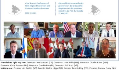New England Governors and Eastern Canadian Premiers Meet Virtually to Build on Cross Border Relationship